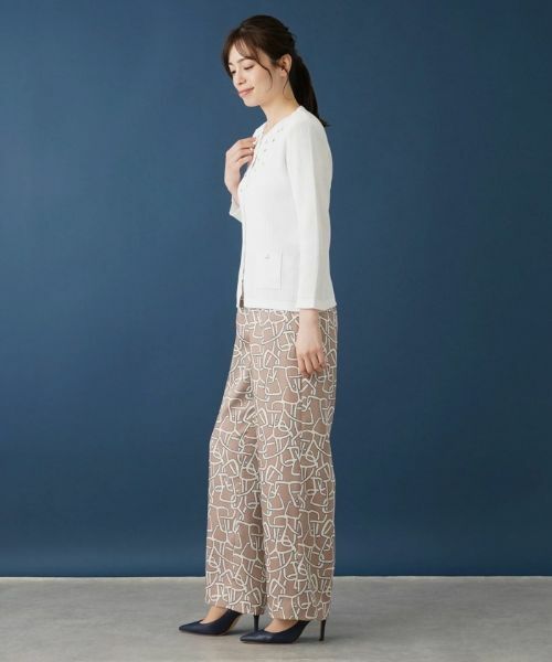 Leilian / レリアン その他パンツ | 【セットアップ対応商品】ワイドワイドパンツ【ROCHAS Premiere】【ERICA】 | 詳細2