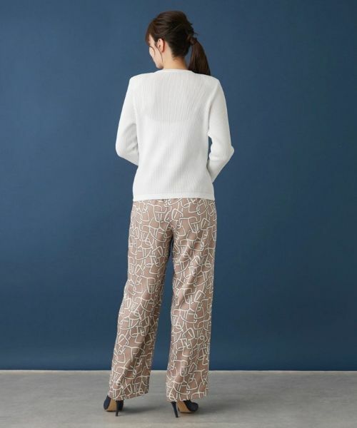 Leilian / レリアン その他パンツ | 【セットアップ対応商品】ワイドワイドパンツ【ROCHAS Premiere】【ERICA】 | 詳細3