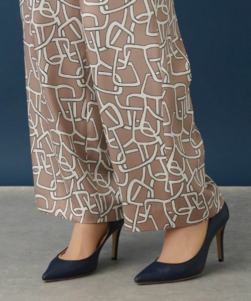 Leilian / レリアン その他パンツ | 【セットアップ対応商品】ワイドワイドパンツ【ROCHAS Premiere】【ERICA】 | 詳細9