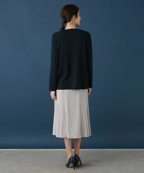 Leilian / レリアン カーディガン・ボレロ | レース切替カーディガン | 詳細3