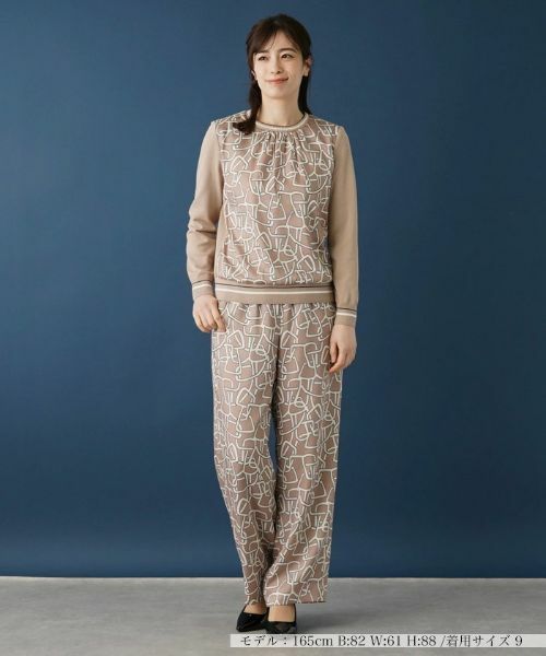 Leilian / レリアン ニット・セーター | 【セットアップ対応商品】異素材ニットタイプ【ROCHAS Premiere】【ERICA】 | 詳細1