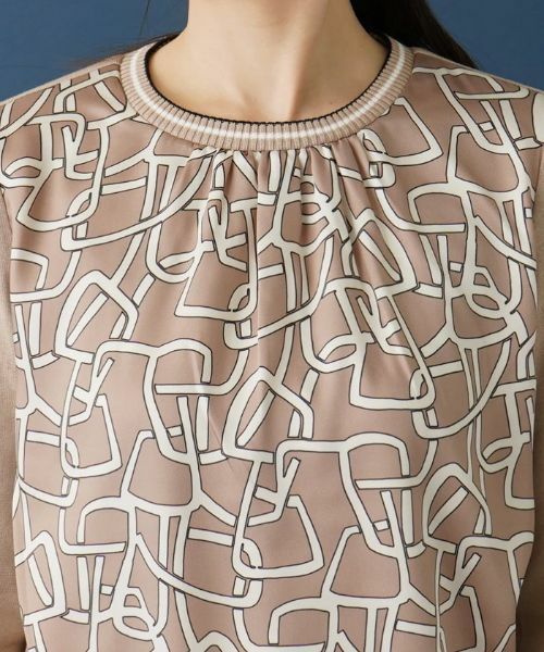 Leilian / レリアン ニット・セーター | 【セットアップ対応商品】異素材ニットタイプ【ROCHAS Premiere】【ERICA】 | 詳細8