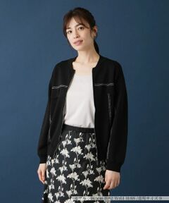 Leilian / レリアン カーディガン・ボレロ | ジップアップカーディガン【ROCHAS Premiere】