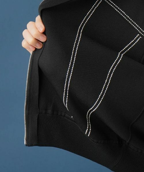 Leilian / レリアン カーディガン・ボレロ | ジップアップカーディガン【ROCHAS Premiere】 | 詳細12