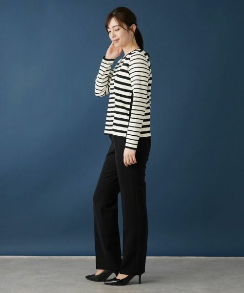Leilian / レリアン ニット・セーター | ボーダーセーター【ROCHAS Premiere】 | 詳細2
