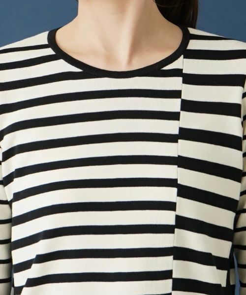 Leilian / レリアン ニット・セーター | ボーダーセーター【ROCHAS Premiere】 | 詳細7