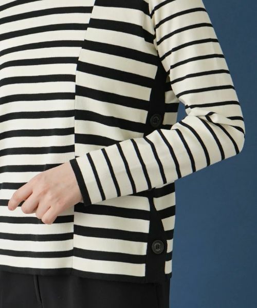 Leilian / レリアン ニット・セーター | ボーダーセーター【ROCHAS Premiere】 | 詳細9