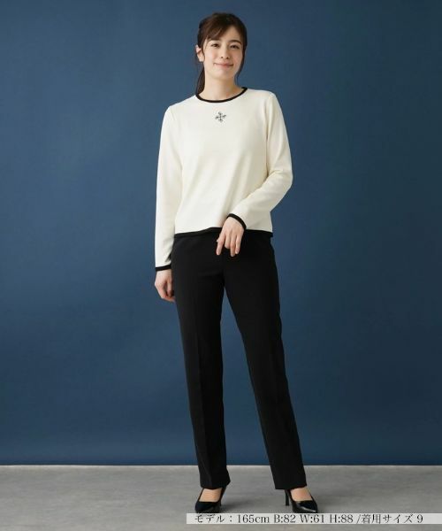 Leilian / レリアン ニット・セーター | ワンポイントセーター【ROCHAS Premiere】 | 詳細4