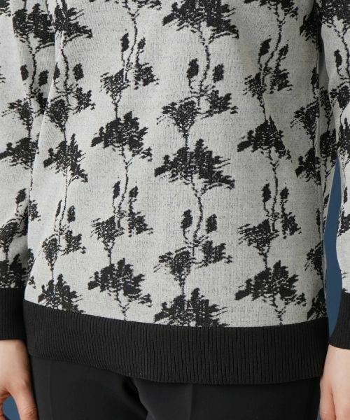 Leilian / レリアン ニット・セーター | 総柄セーター【ROCHAS Premiere】 | 詳細10