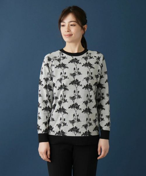 Leilian / レリアン ニット・セーター | 総柄セーター【ROCHAS Premiere】 | 詳細4