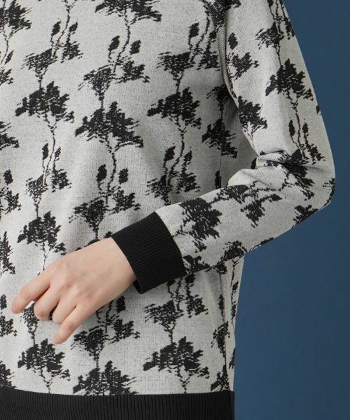 Leilian / レリアン ニット・セーター | 総柄セーター【ROCHAS Premiere】 | 詳細9