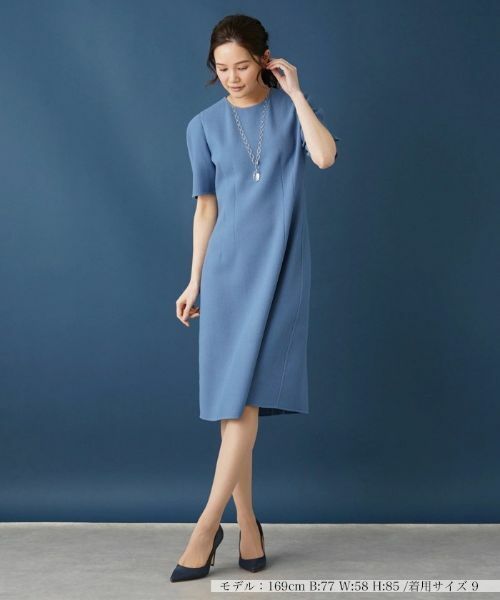 Leilian / レリアン ドレス | サックワンピース(ロイヤルブルー)