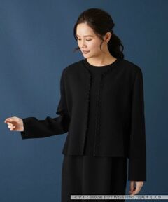 Leilian / レリアン テーラードジャケット | ノーカラージャケット