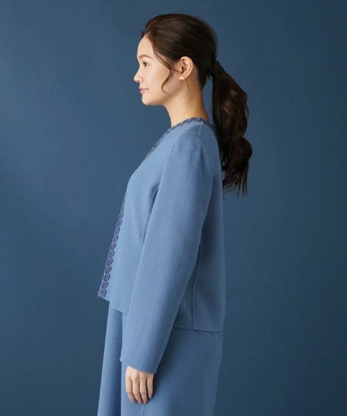 Leilian / レリアン テーラードジャケット | ノーカラージャケット | 詳細5