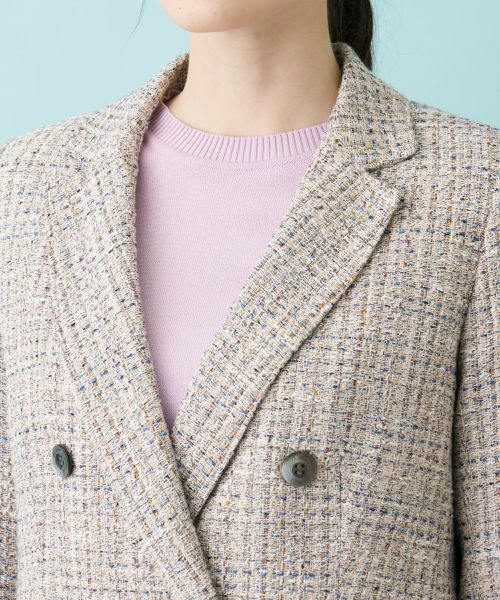 Leilian / レリアン テーラードジャケット | ライトツイードジャケット | 詳細13