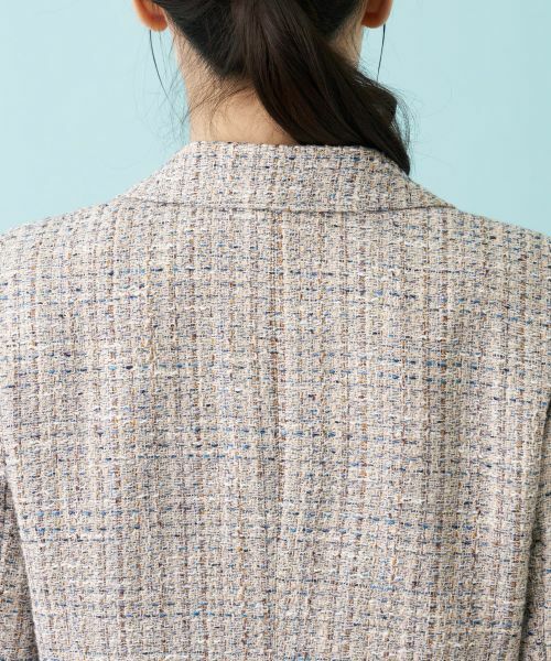 Leilian / レリアン テーラードジャケット | ライトツイードジャケット | 詳細14