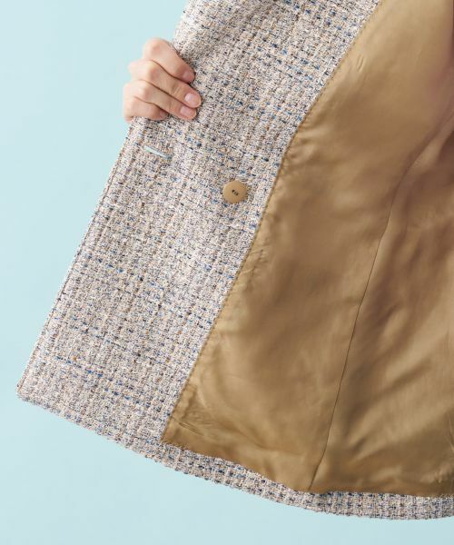 Leilian / レリアン テーラードジャケット | ライトツイードジャケット | 詳細17