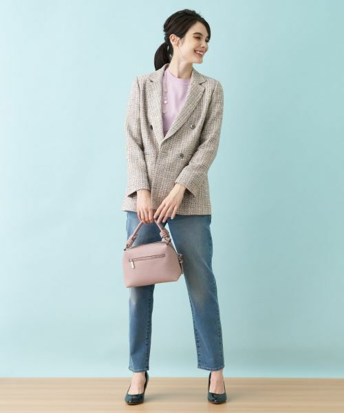 Leilian / レリアン テーラードジャケット | ライトツイードジャケット | 詳細19
