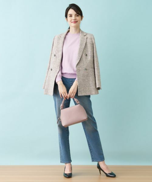 Leilian / レリアン テーラードジャケット | ライトツイードジャケット | 詳細2