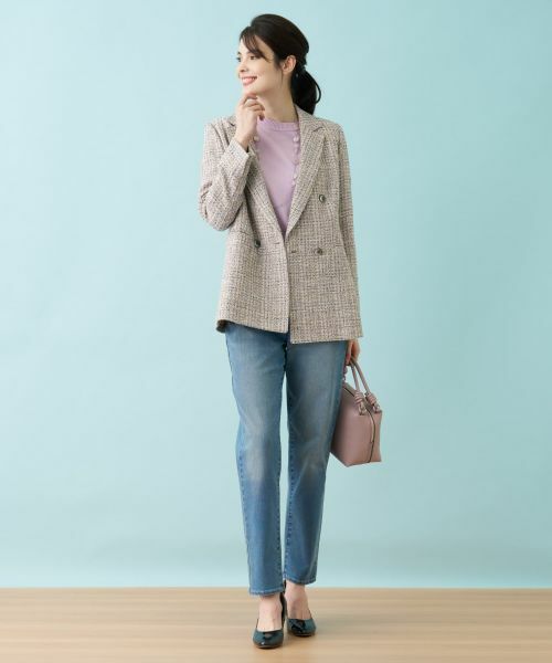 Leilian / レリアン テーラードジャケット | ライトツイードジャケット | 詳細21