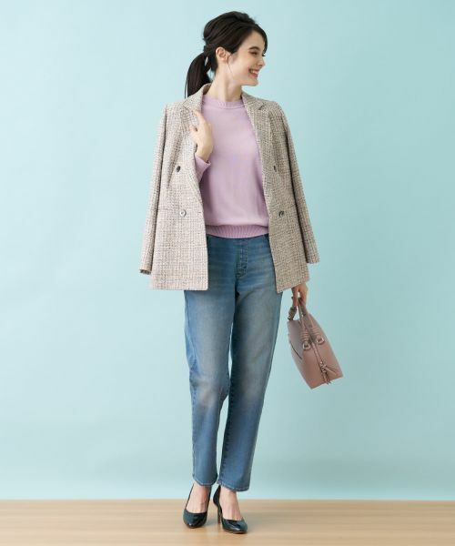 Leilian / レリアン テーラードジャケット | ライトツイードジャケット | 詳細22