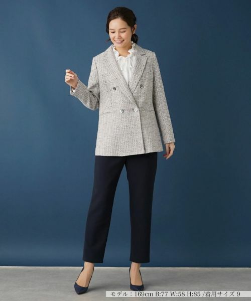 Leilian / レリアン テーラードジャケット | ライトツイードジャケット | 詳細26