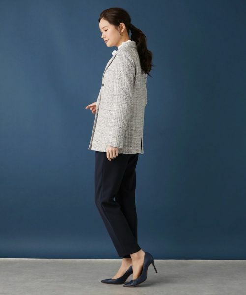 Leilian / レリアン テーラードジャケット | ライトツイードジャケット | 詳細27