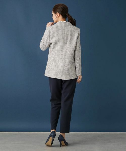 Leilian / レリアン テーラードジャケット | ライトツイードジャケット | 詳細28