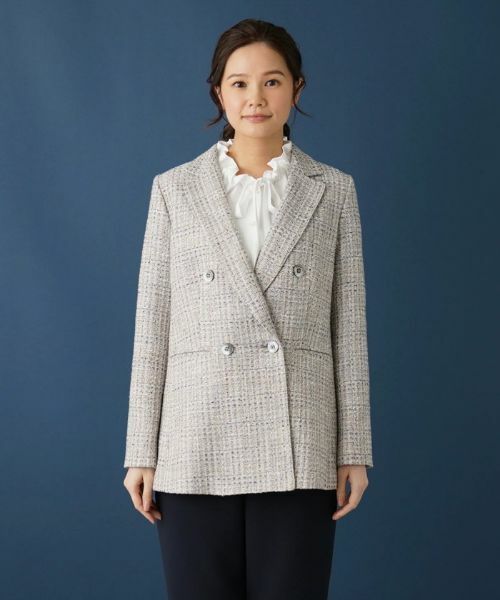 Leilian / レリアン テーラードジャケット | ライトツイードジャケット | 詳細29