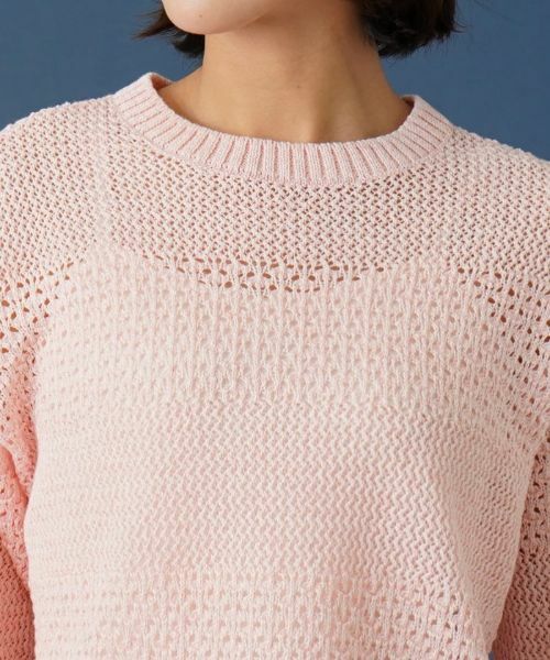 Leilian / レリアン ニット・セーター | 透かし編みニットプルオーバー【Leilian WHITE LABEL】 | 詳細10