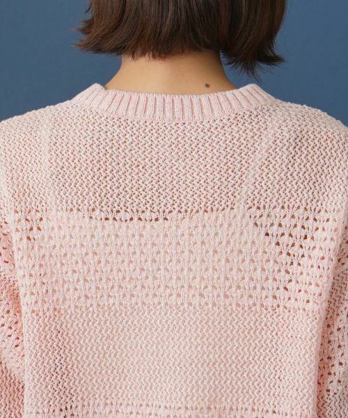 Leilian / レリアン ニット・セーター | 透かし編みニットプルオーバー【Leilian WHITE LABEL】 | 詳細11
