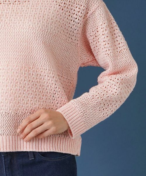 Leilian / レリアン ニット・セーター | 透かし編みニットプルオーバー【Leilian WHITE LABEL】 | 詳細12