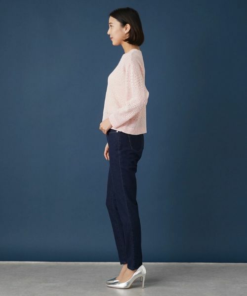 Leilian / レリアン ニット・セーター | 透かし編みニットプルオーバー【Leilian WHITE LABEL】 | 詳細5