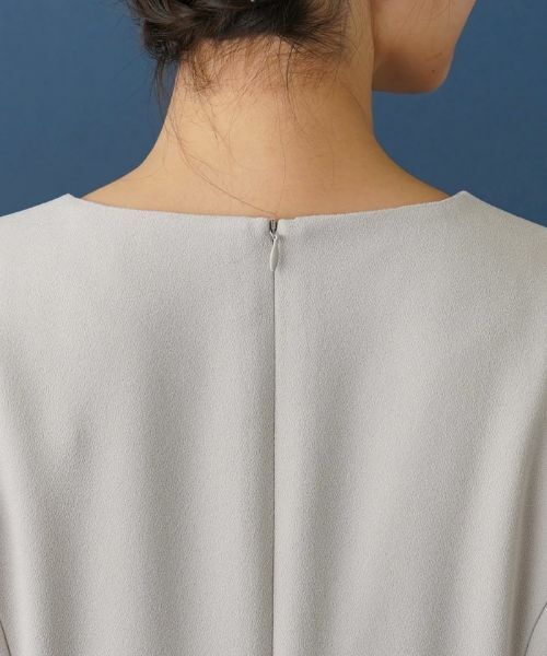 Leilian / レリアン ドレス | 【セレモニー】七分袖ミモレワンピース【Leilian WHITE LABEL】 | 詳細9