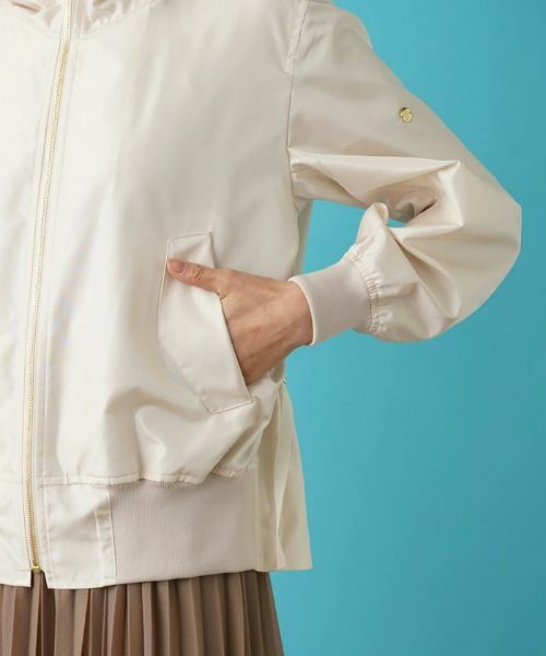 Leilian / レリアン その他アウター | フード付きジップアップブルゾン | 詳細14