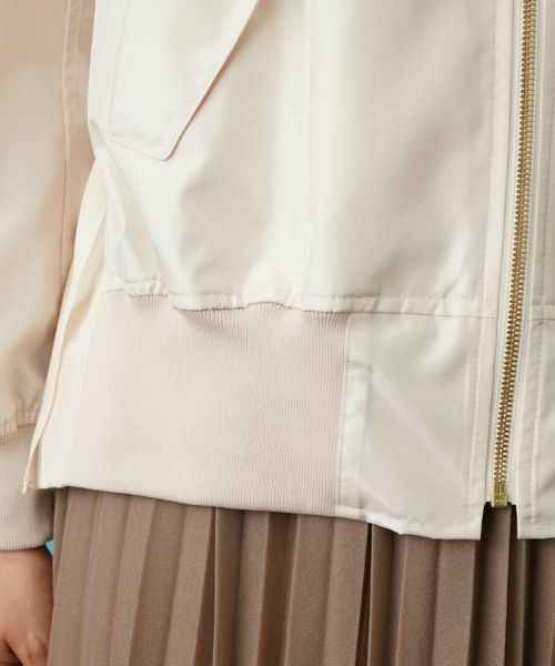 Leilian / レリアン その他アウター | フード付きジップアップブルゾン | 詳細17