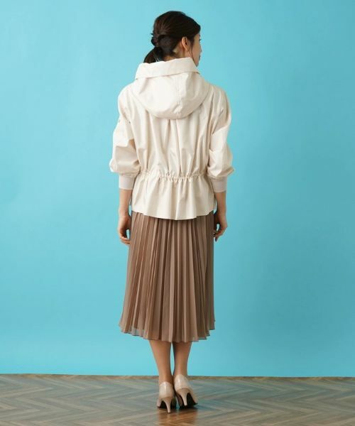 Leilian / レリアン その他アウター | フード付きジップアップブルゾン | 詳細6