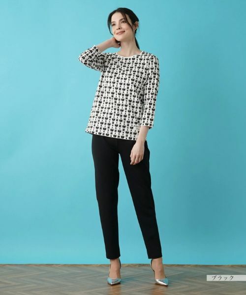 Leilian / レリアン その他パンツ | ストレッチスリムテーパードパンツ | 詳細16