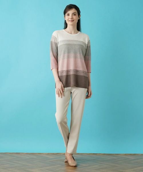 Leilian / レリアン その他パンツ | ストレッチスリムテーパードパンツ | 詳細4