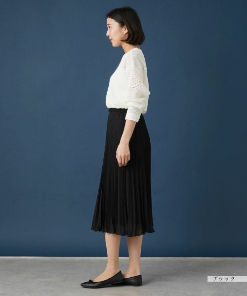 Leilian / レリアン ロング・マキシ丈スカート | ミモレ丈プリーツスカート | 詳細18