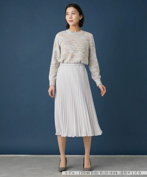 Leilian / レリアン ロング・マキシ丈スカート | ミモレ丈プリーツスカート | 詳細7