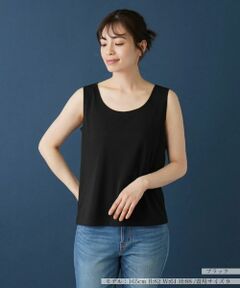 Leilian / レリアン カットソー | ラウンドネックタンクトップ