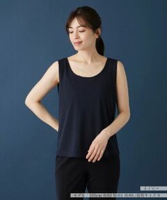 Leilian / レリアン カットソー | ラウンドネックタンクトップ