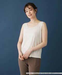 Leilian / レリアン カットソー | ラウンドネックタンクトップ