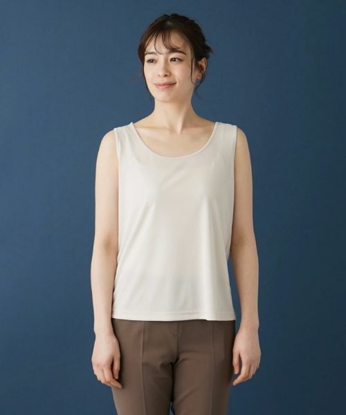Leilian / レリアン カットソー | ラウンドネックタンクトップ | 詳細13