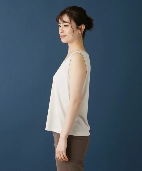 Leilian / レリアン カットソー | ラウンドネックタンクトップ | 詳細14