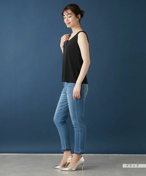Leilian / レリアン カットソー | ラウンドネックタンクトップ | 詳細22