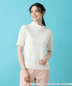 Leilian / レリアン ニット・セーター | ハイネック半袖カットソー