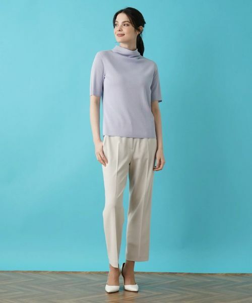 Leilian / レリアン ニット・セーター | ハイネック半袖カットソー | 詳細15