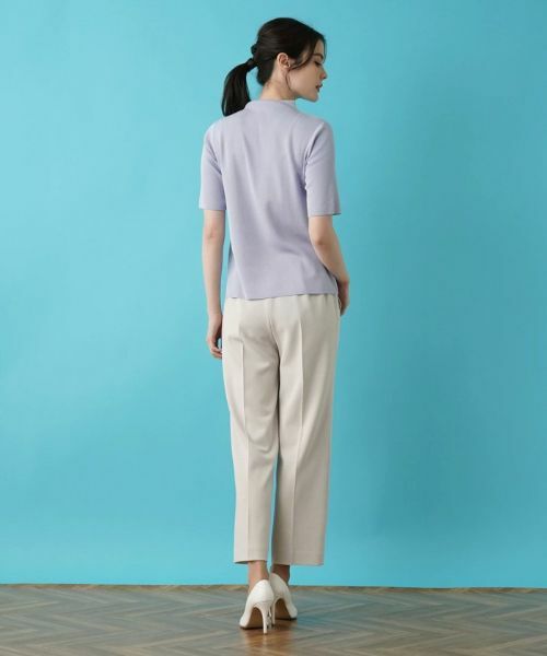 Leilian / レリアン ニット・セーター | ハイネック半袖カットソー | 詳細17